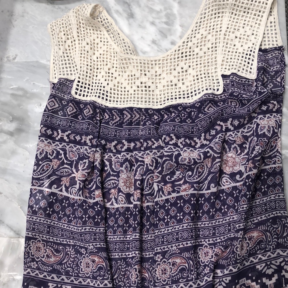 loose purple blouse